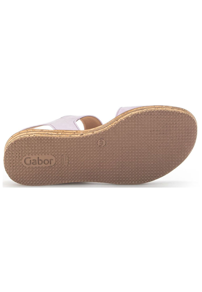 Gabor Sandalen Veloursleder Violett