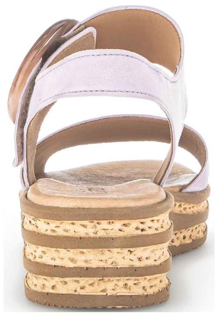 Gabor Sandalen Veloursleder Violett