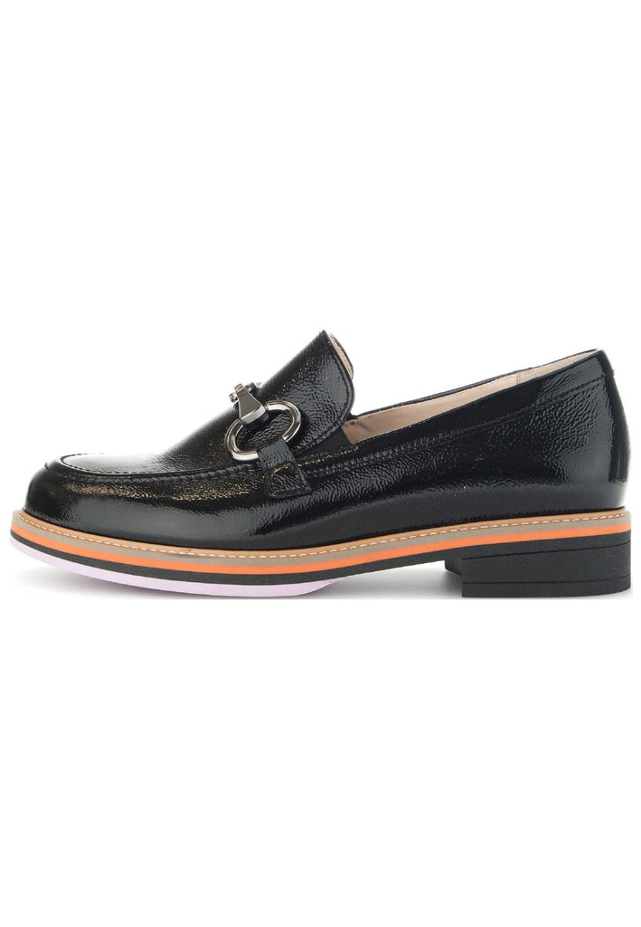Slipper Gabor Slipper Leder Schwarz Lack
