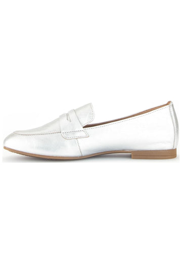 Slipper Gabor Slipper Leder Silber