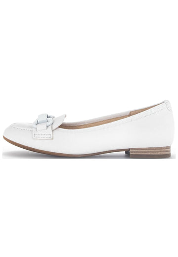 Slipper Gabor Slipper Nappaleder Weiß