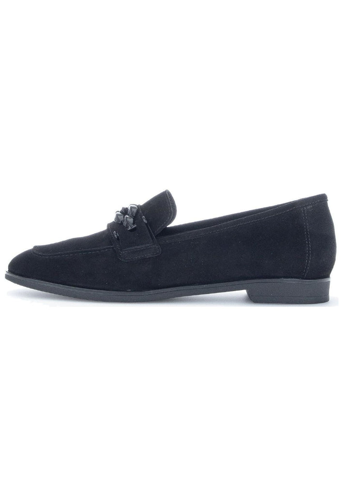 Slipper Gabor Slipper Veloursleder/Textil Schwarz