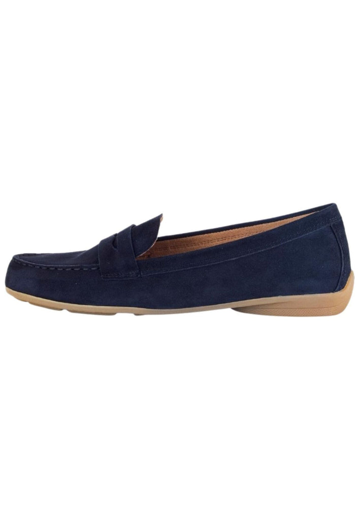 Gabor Slipper Leder Atlantik