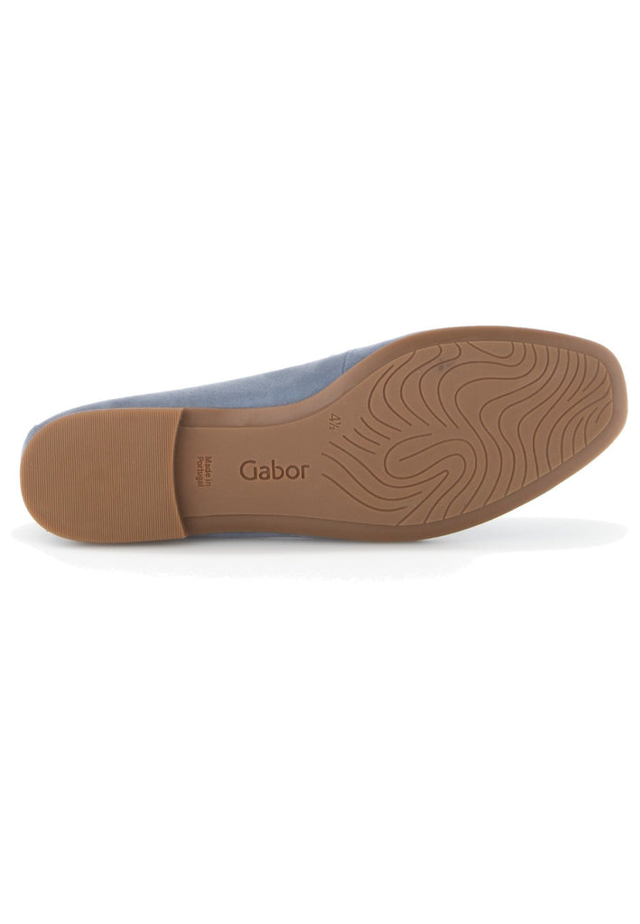 Gabor Slipper Leder Hellblau