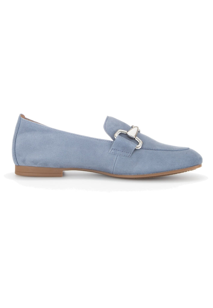 Gabor Slipper Leder Hellblau