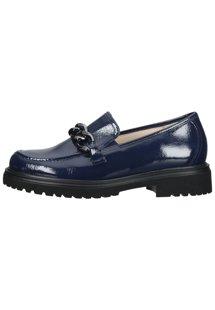 Gabor Slipper Leder Marine
