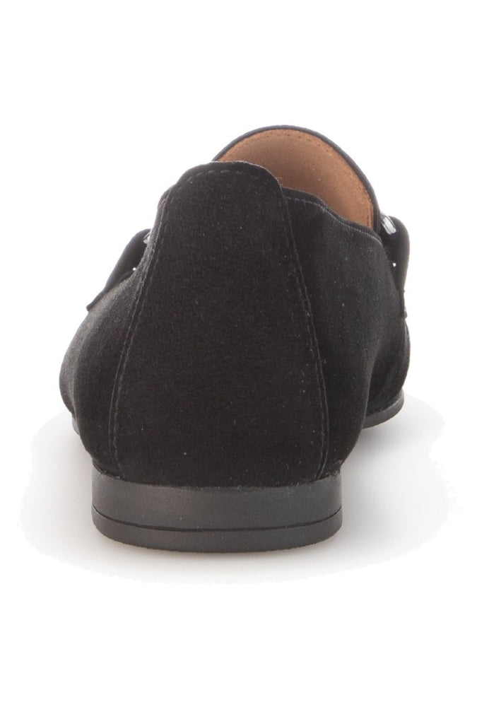 Gabor Slipper Leder Schwarz