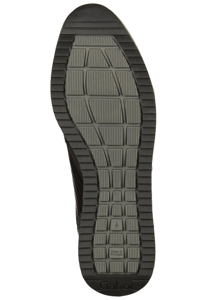 Gabor Slipper Leder Schwarz