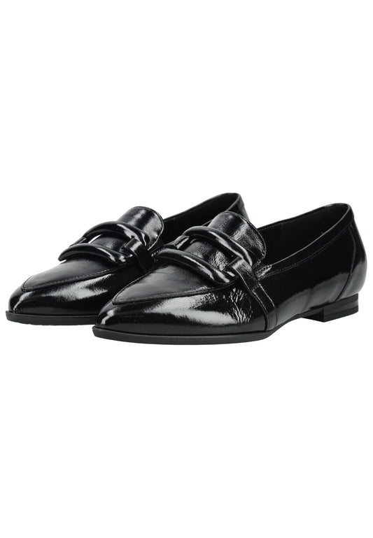 Gabor Slipper Leder Schwarz