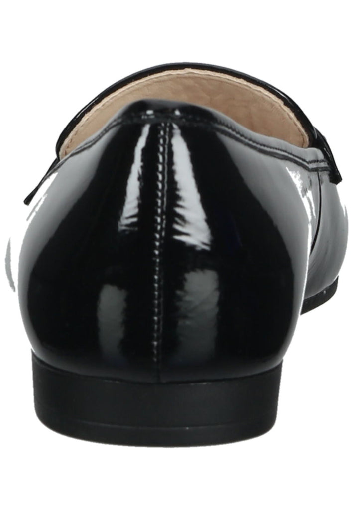 Gabor Slipper Leder Schwarz Lack