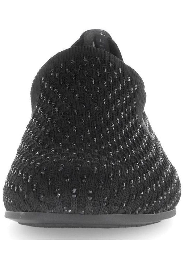 Gabor Slipper Leder/Synthetik Schwarz