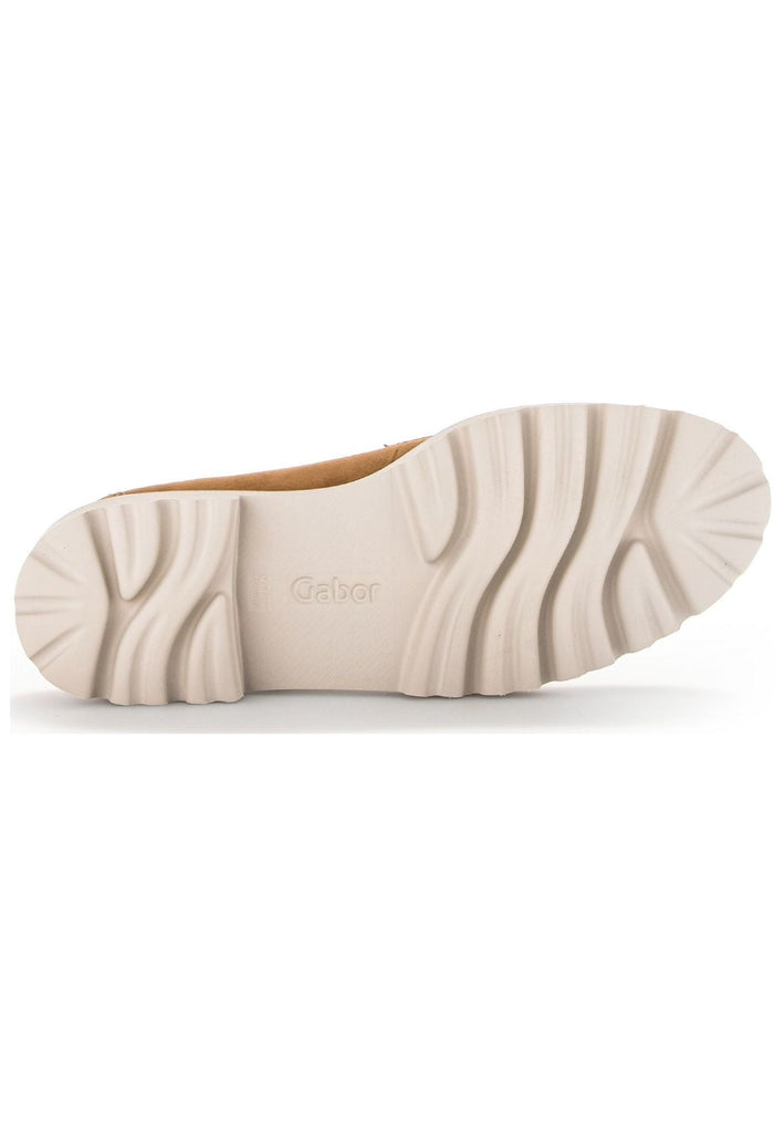 Gabor Slipper Leder/Textil Hellbraun