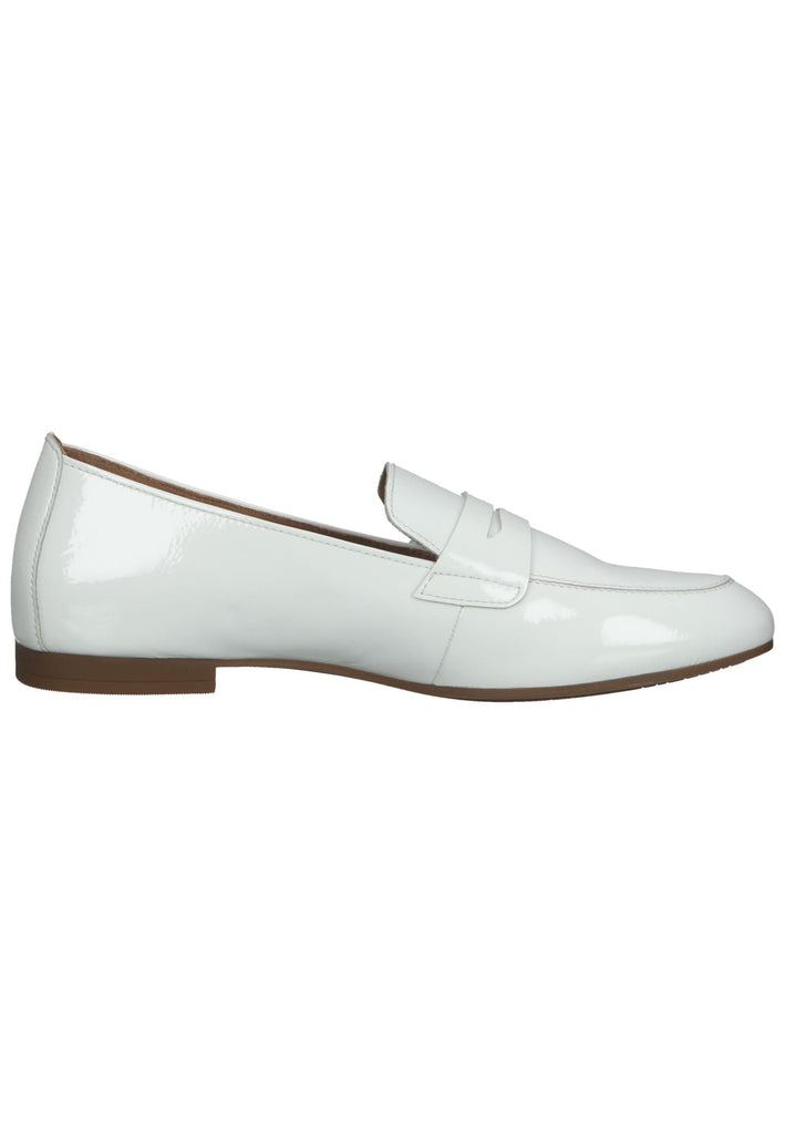 Gabor Slipper Leder Weiß