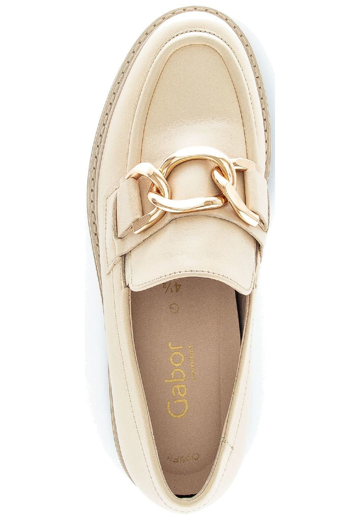 Gabor Slipper Nappaleder Hellbeige