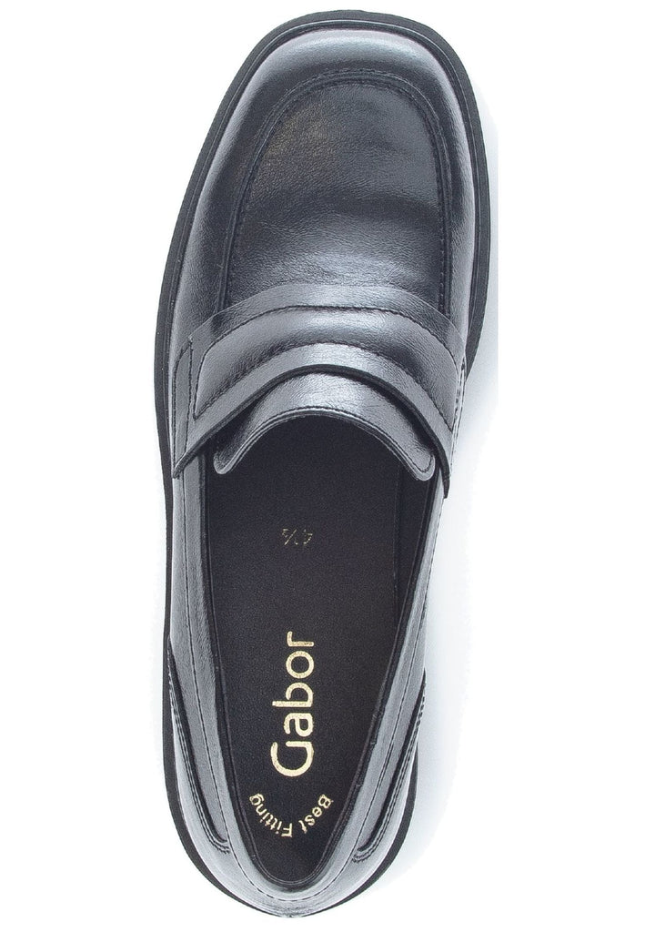 Gabor Slipper Nappaleder Schwarz