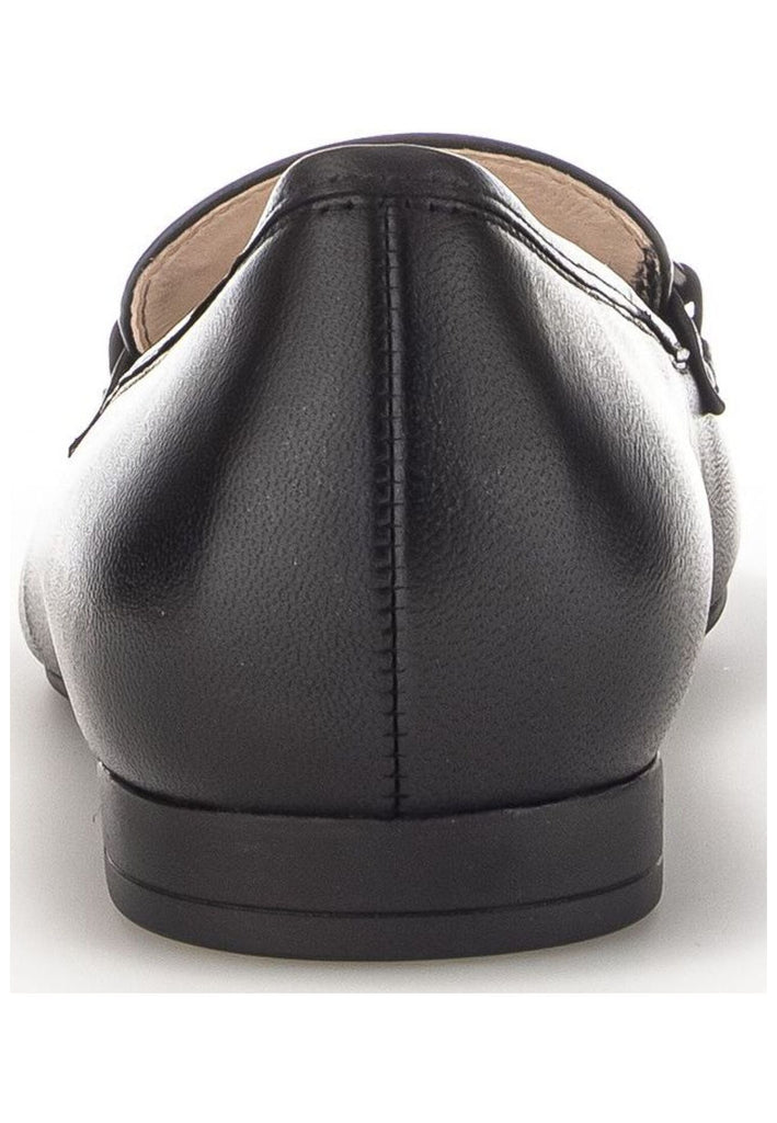 Gabor Slipper Nappaleder Schwarz/Silber