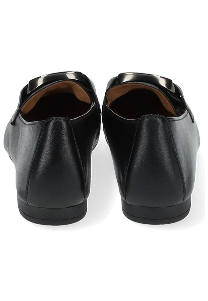 Gabor Slipper Nappaleder Schwarz/Silber
