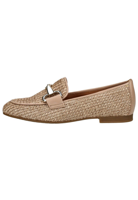 Gabor Slipper Textil Braun/Gold