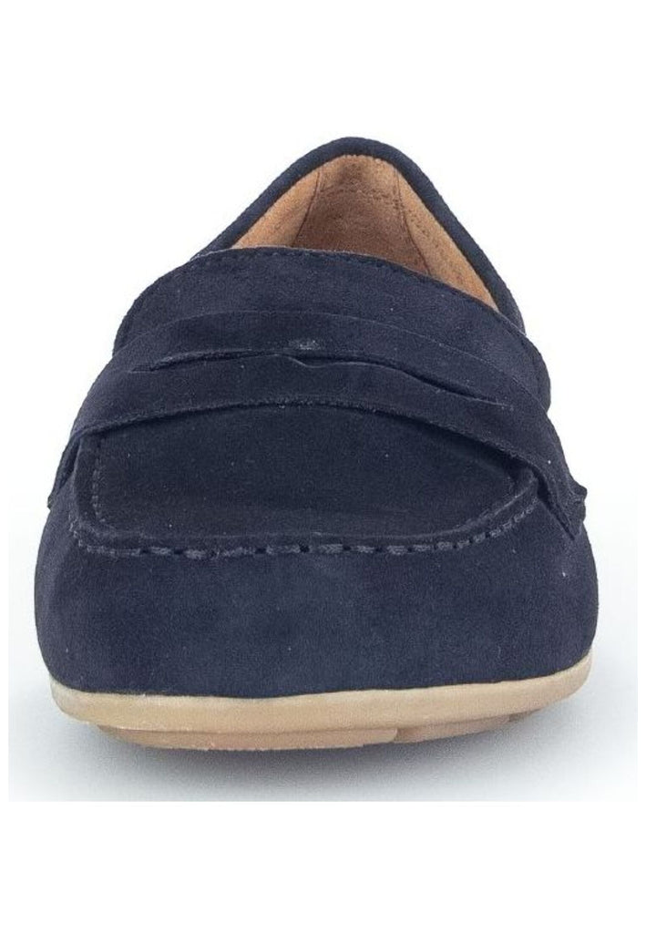 Gabor Slipper Veloursleder Atlantik