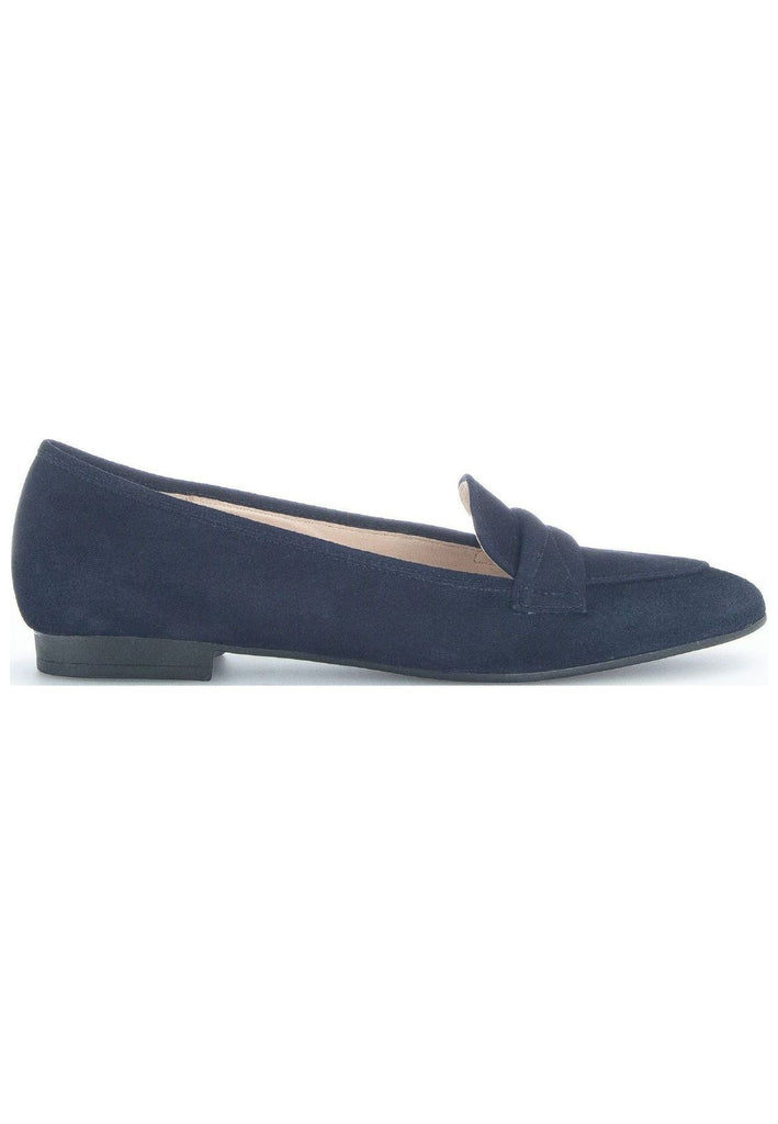 Gabor Slipper Veloursleder Atlantik