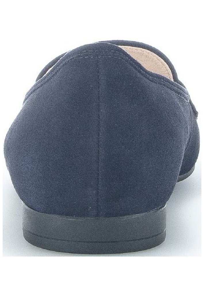 Gabor Slipper Veloursleder Atlantik