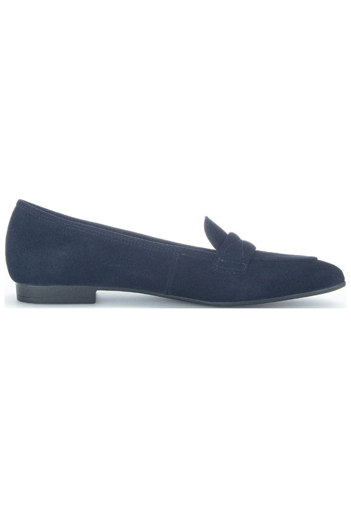 Gabor Slipper Veloursleder Atlantik