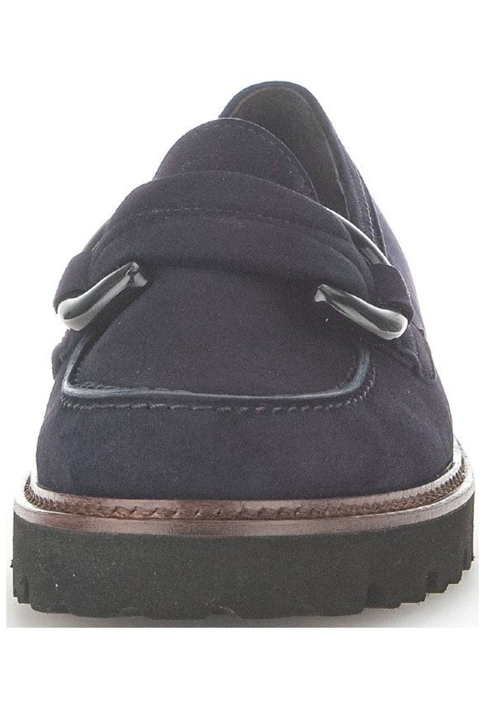 Gabor Slipper Veloursleder Atlantik