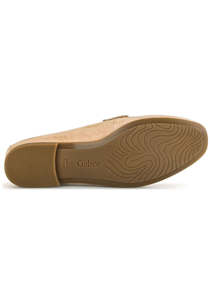 Gabor Slipper Veloursleder Caramel