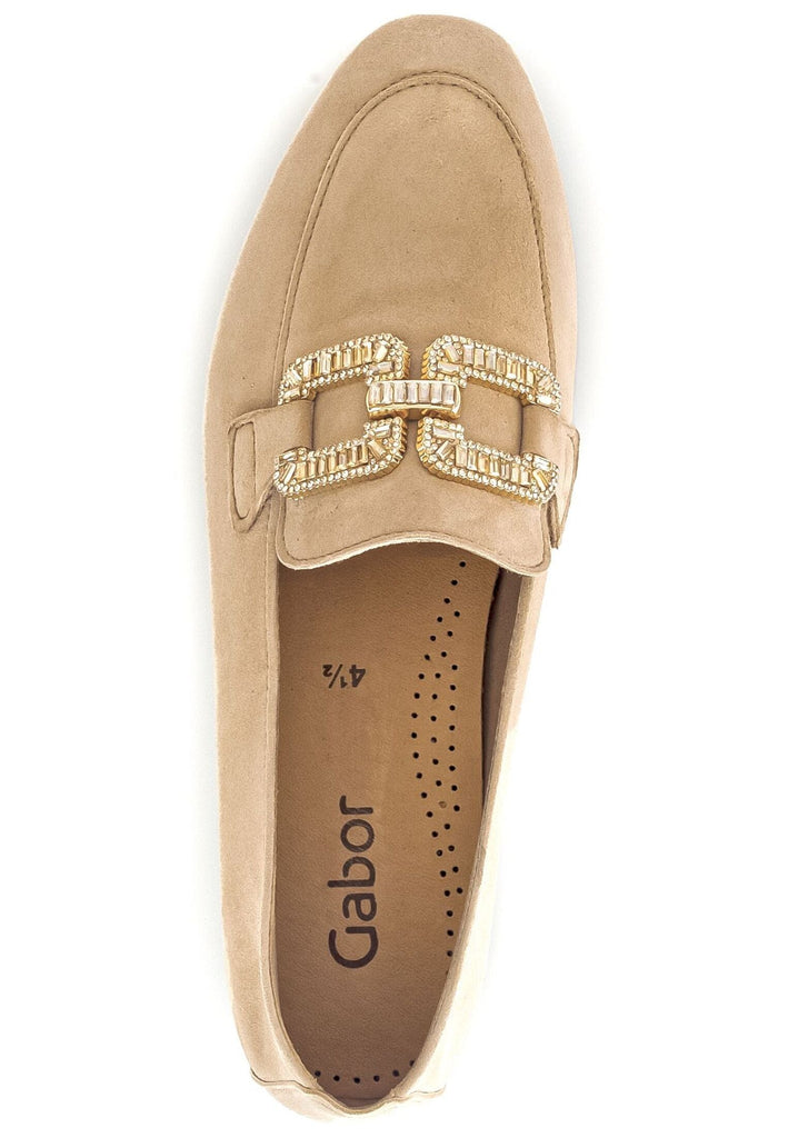 Gabor Slipper Veloursleder Caramel
