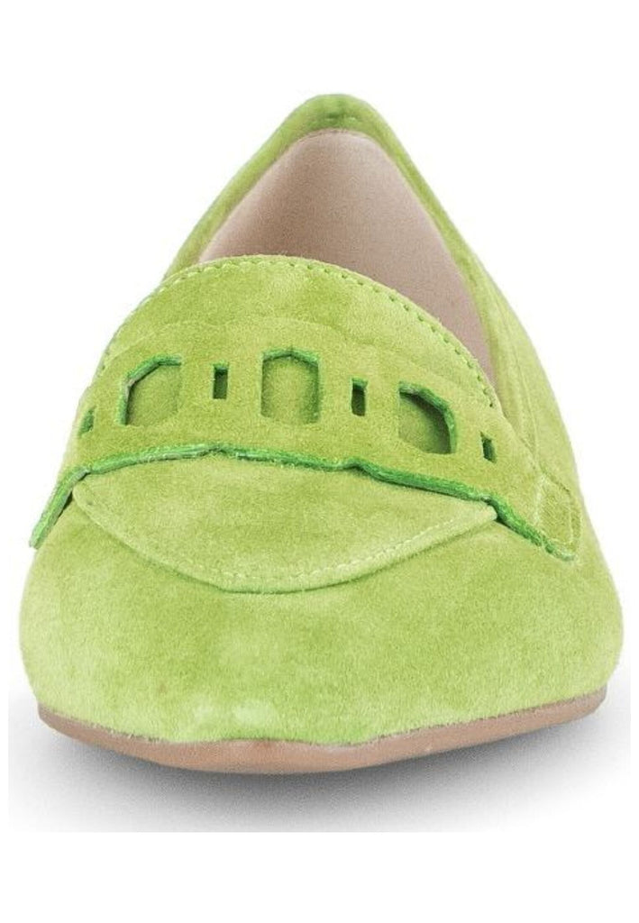 Gabor Slipper Veloursleder Hellgrün