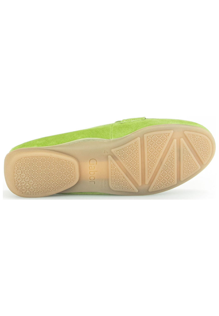 Gabor Slipper Veloursleder Hellgrün