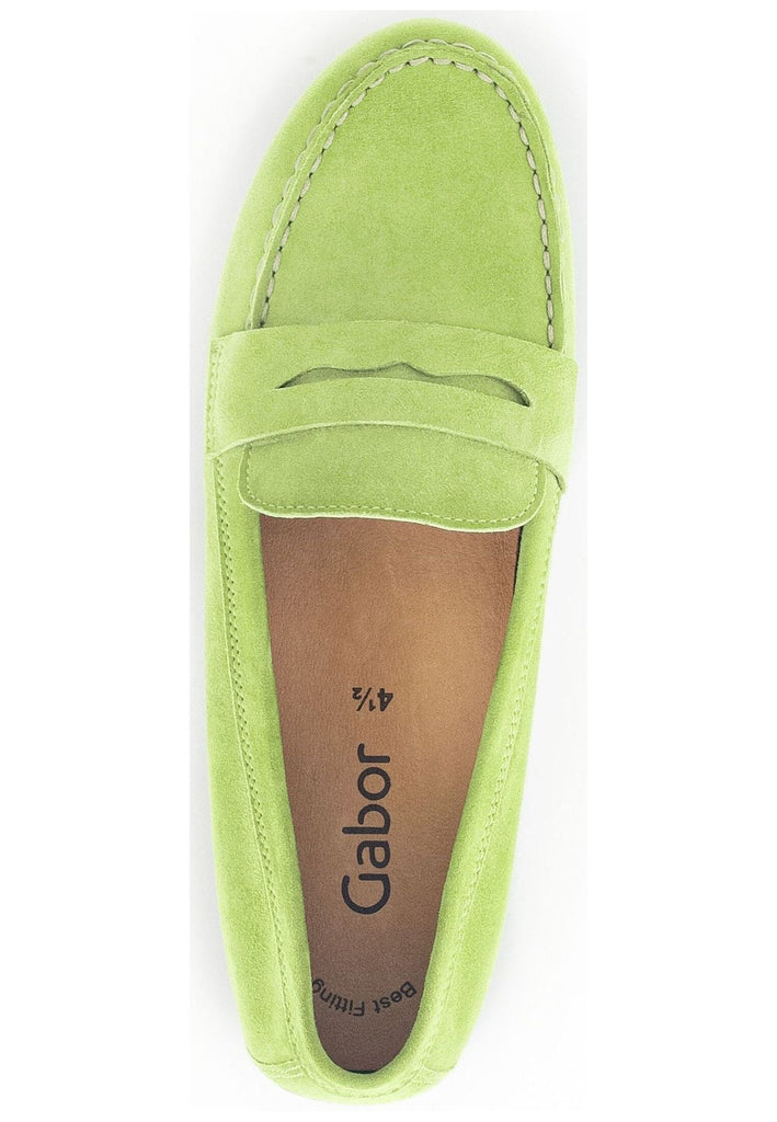 Gabor Slipper Veloursleder Hellgrün