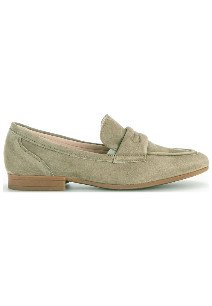 Gabor Slipper Veloursleder Khaki