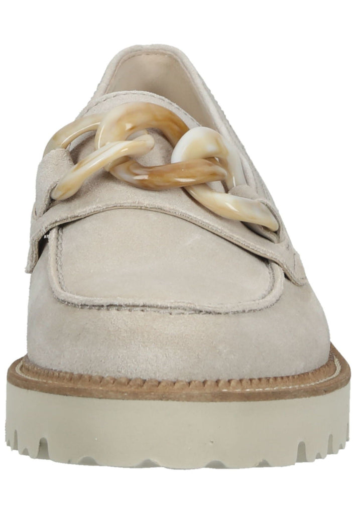 Gabor Slipper Veloursleder Leinen