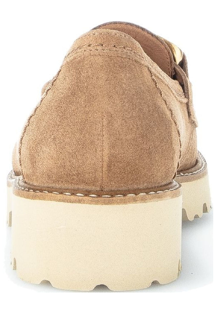 Gabor Slipper Veloursleder Mittelbraun