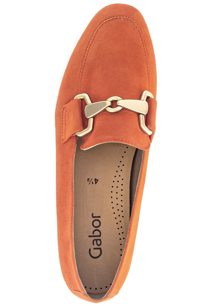 Gabor Slipper Veloursleder Orange