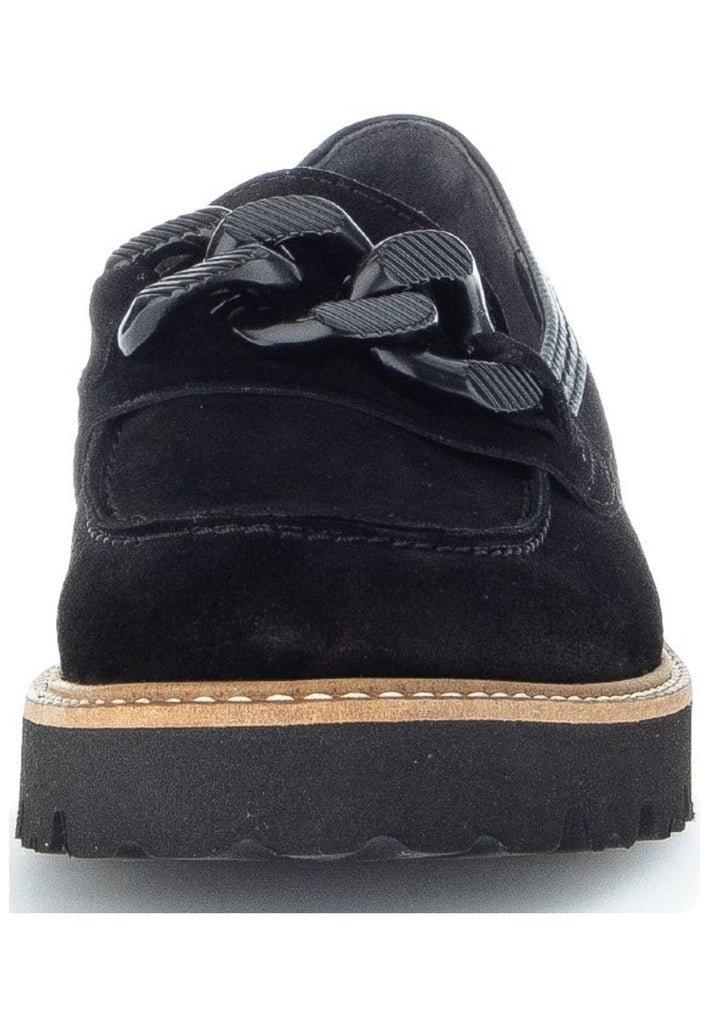 Gabor Slipper Veloursleder Schwarz