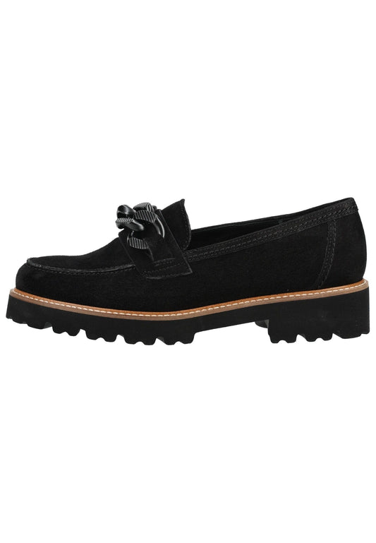 Gabor Slipper Veloursleder Schwarz