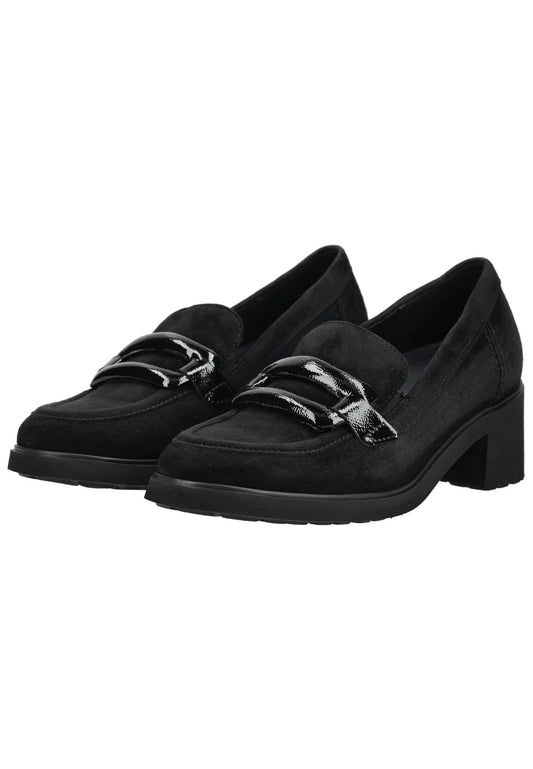 Gabor Slipper Veloursleder Schwarz