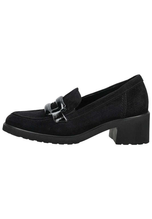 Gabor Slipper Veloursleder Schwarz