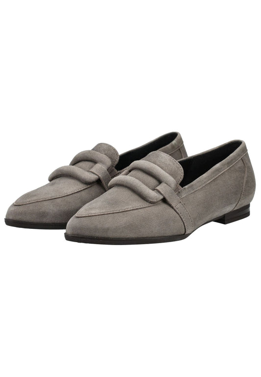 Gabor Slipper Veloursleder Taupe