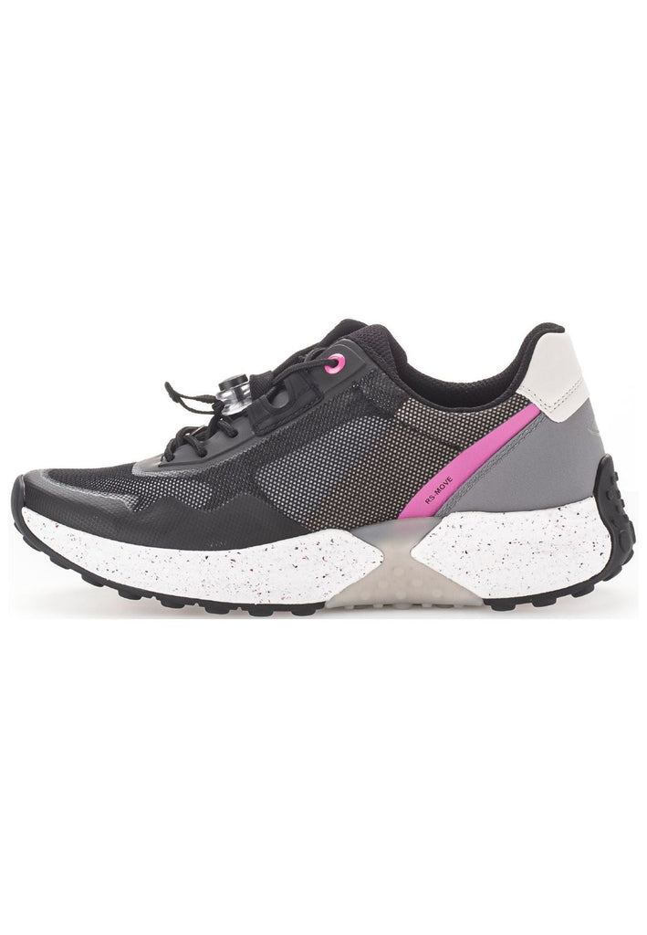 Sneaker Gabor Sneaker Leder/Mesh Schwarz/Pink