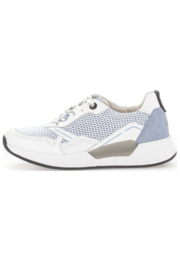 Sneaker Gabor Sneaker Leder/Mesh Weiß/Blau