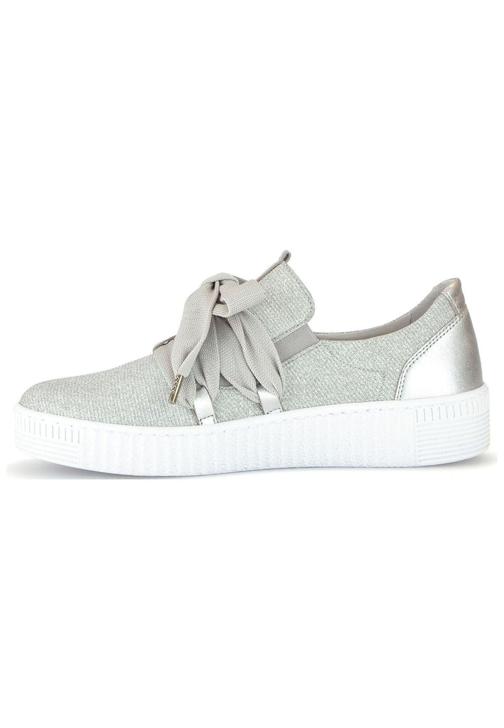 Sneaker Gabor Sneaker Leder/Textil Silber