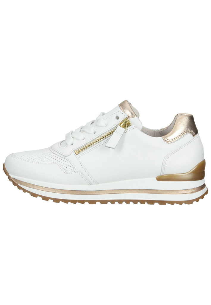Sneaker Gabor Sneaker Leder/Textil Weiß Kombi
