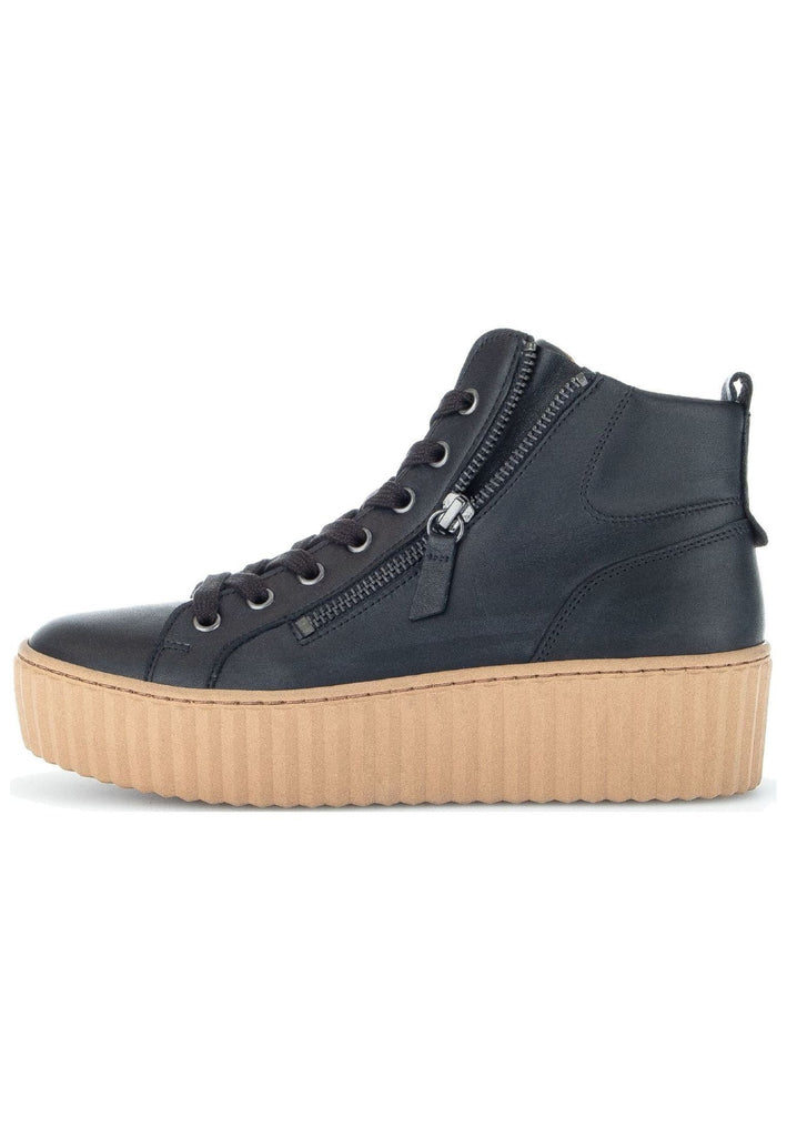 Sneaker Gabor Sneaker Nappaleder Schwarz/Braun
