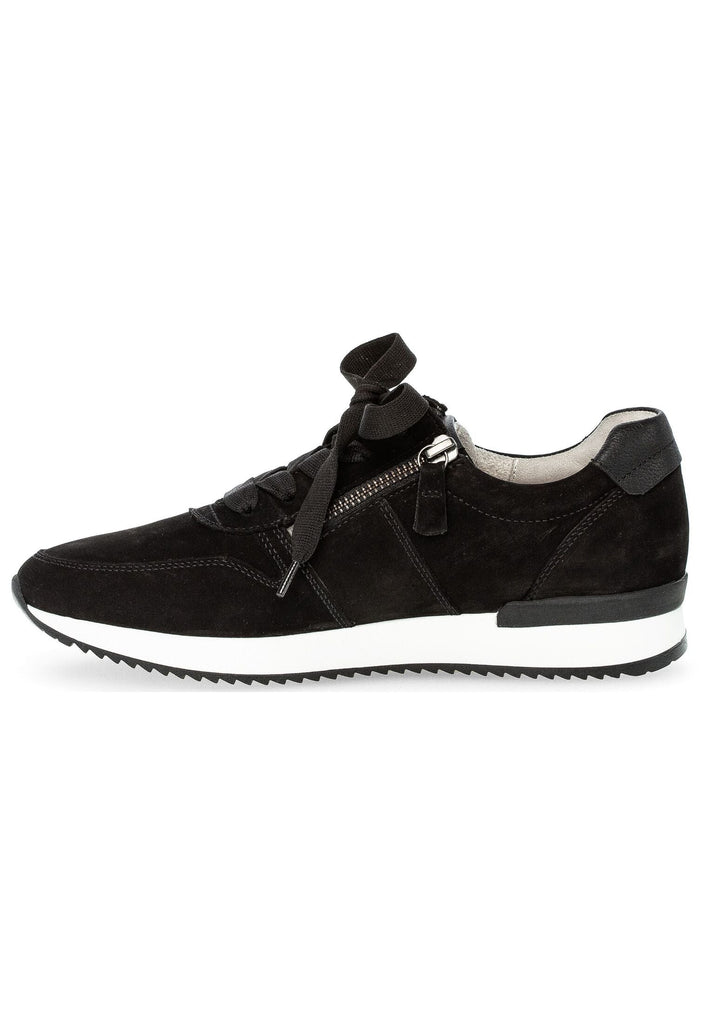Sneaker Gabor Sneaker Nubukleder/Textil Schwarz