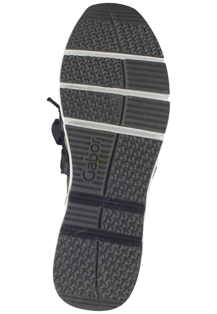 Sneaker Gabor Sneaker Veloursleder Braun/Silber