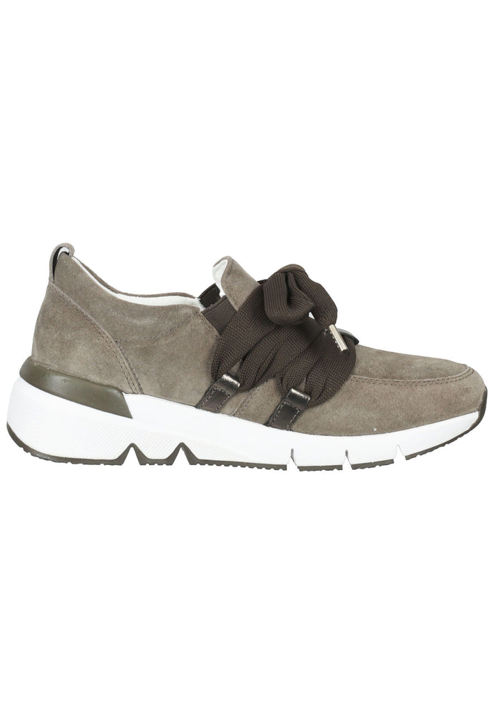 Sneaker Gabor Sneaker Veloursleder Braun/Silber