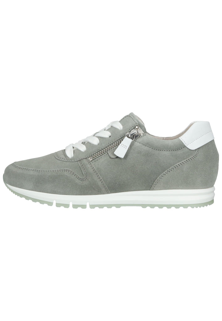 Sneaker Gabor Sneaker Veloursleder Grau/Weiß